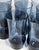 Glass Smoky Blue Scandinavian Tumblers- Set of Six For Sale - Image 7 of 10