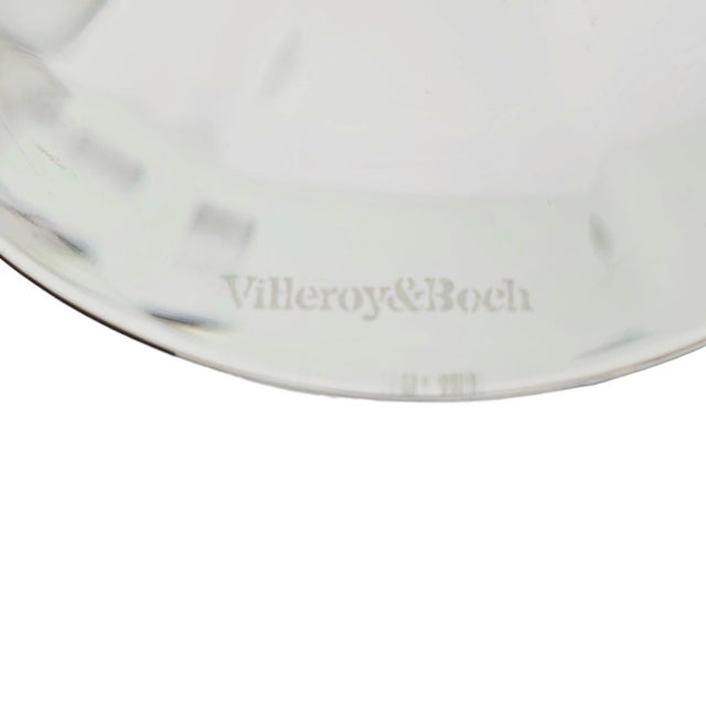 Villeroy & Boch Bernadotte Crystal Goblets, Pair 6" For Sale - Image 9 of 9