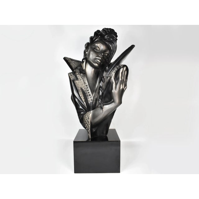 Stunning fabulous RARE female bust sculpture made and designed by Alexander Danel for Austin Productions, Inc. This...