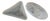 A Fili E a Fasce Glass Dishes in Triangular and Oval by Carlo Scarpa for Venini, Murano, 1942, Set of 2 For Sale