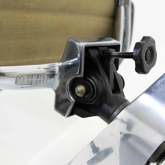 Beige Set of Alu Lounge Chair and Footstool by Eames for Herman Miller, 1970s For Sale - Image 8 of 16