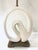 Modern Jean Lois Deniot for Baker White Sculptural Chalcedony Table Lamp For Sale - Image 3 of 5