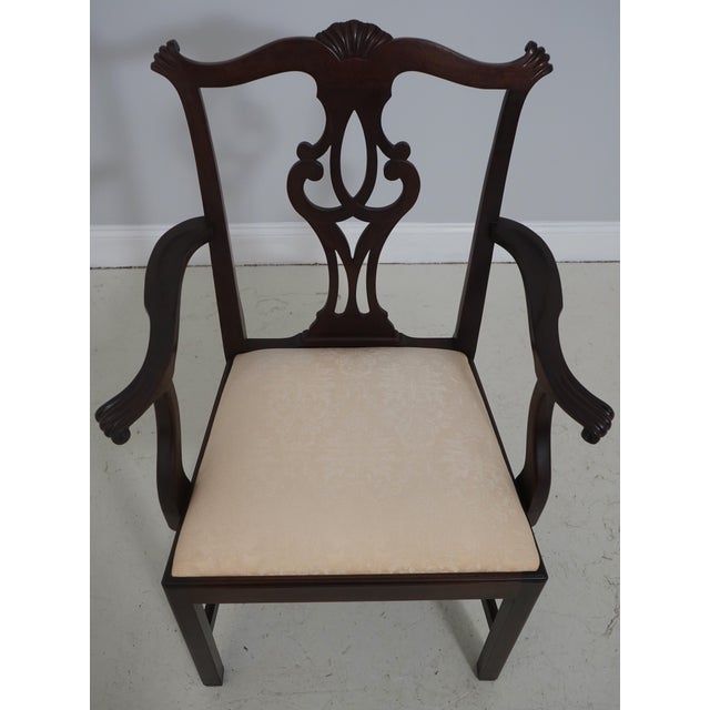 Age: Approx: 30 Years Old Details: Solid Mahogany High Quality Construction 18 C. Design Chippendale Style Traditional...
