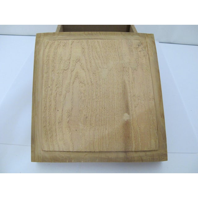 Red Nw Coast American Native Alaska Eagle Carved Bentwood Box With Lid For Sale - Image 8 of 11