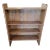 Antique Pitch Pine Bookcase From England For Sale