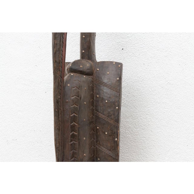 72" Tall Elegant African Hornbill Bird Sculpture For Sale - Image 4 of 12