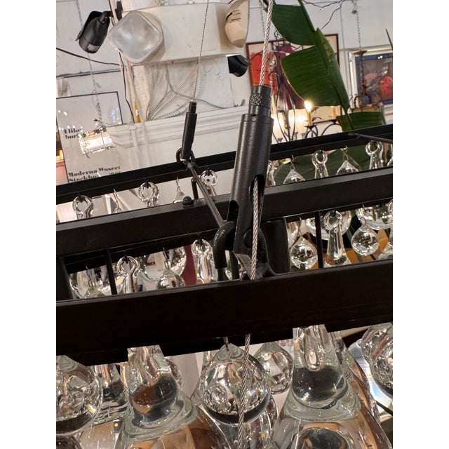 Ochre Arctic Pear Oval Chandelier For Sale - Image 11 of 12