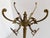 Vintage Italian Brass Coat Rack with Onyx Marble Centrepiece, 1960s For Sale - Image 15 of 18