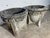 Early 19th Century Pair of Concrete Planters rescued from the front entrance of a large estate in Baton Rouge. Beautiful...