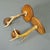 A Pair Great Black Forest Wall Sconces With Deer Antlers, Germany Ca. 1950 For Sale - Image 6 of 9
