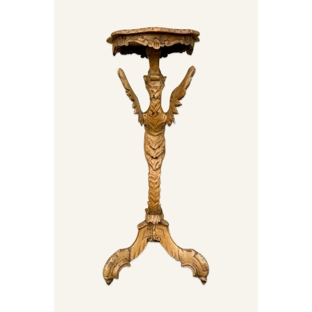 Italian 18th Century Italian Griffon Pedestal For Sale - Image 3 of 13
