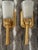 1980s Neo-Classical Style Solid Brass Wall Light Sconces - a Pair For Sale - Image 4 of 17