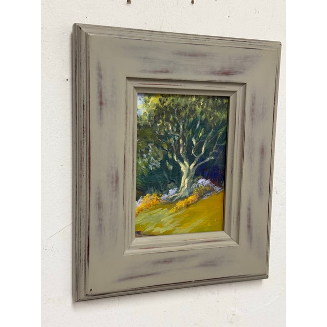 Impressionist Tree in Grove Painting, Framed For Sale - Image 12 of 12