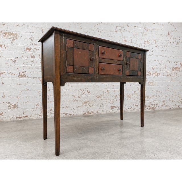 Excellent condition for its age. Minor scuffing. Structurally sound. Sturdy and solid. Drawers and cabinets work...
