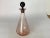 Vintage Pink Glass Bottle with Black Cap, France, 1940 For Sale - Image 9 of 11