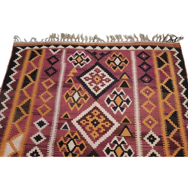 Antique Caucasian Kilim Rug, 1920s For Sale - Image 10 of 18