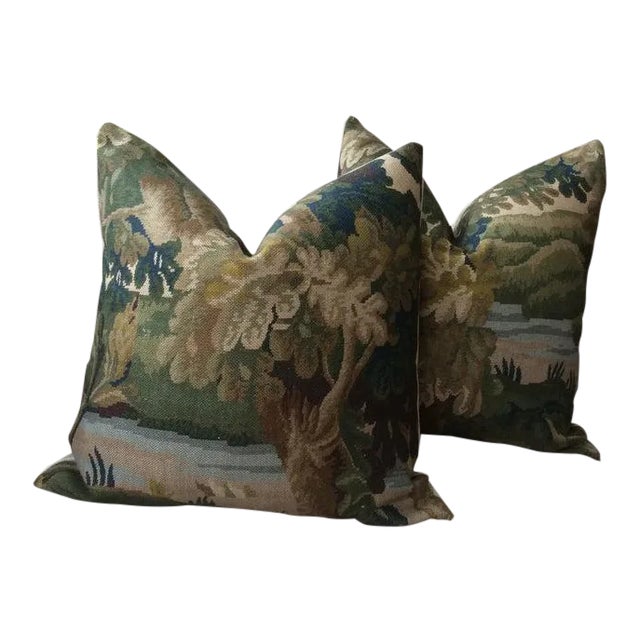 Not Yet Made - Made To Order English Traditional Cowtan and Tout “Richmond” 16" Pillows - A Pair For Sale - Image 5 of 5