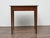 19th Century English Oak Table with Chippendale Brass Pull and Tapered Leg For Sale - Image 10 of 12