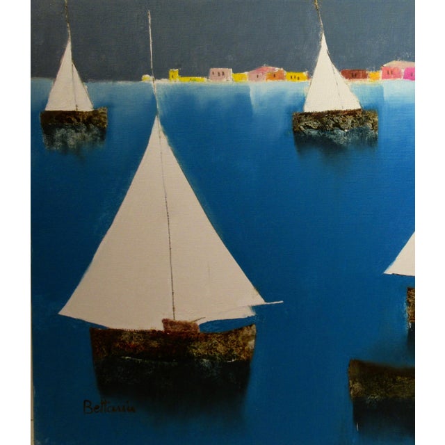 Lido Bettarini Vele C. 1990 Painting For Sale - Image 4 of 7