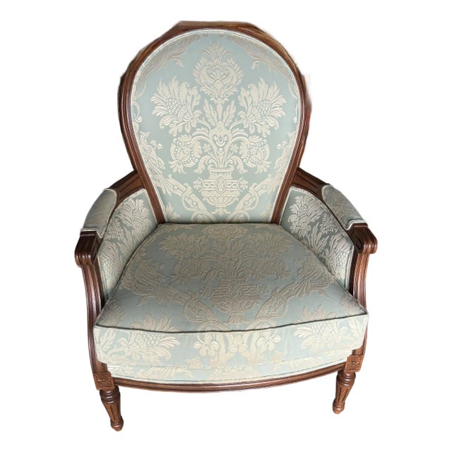 Louis XVI Style Berger’e Armchair For Sale
