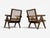Pierre Jeanneret, Teak, Cane, Low Easy Chairs, Chandigarh, India C. 1960s For Sale - Image 11 of 15