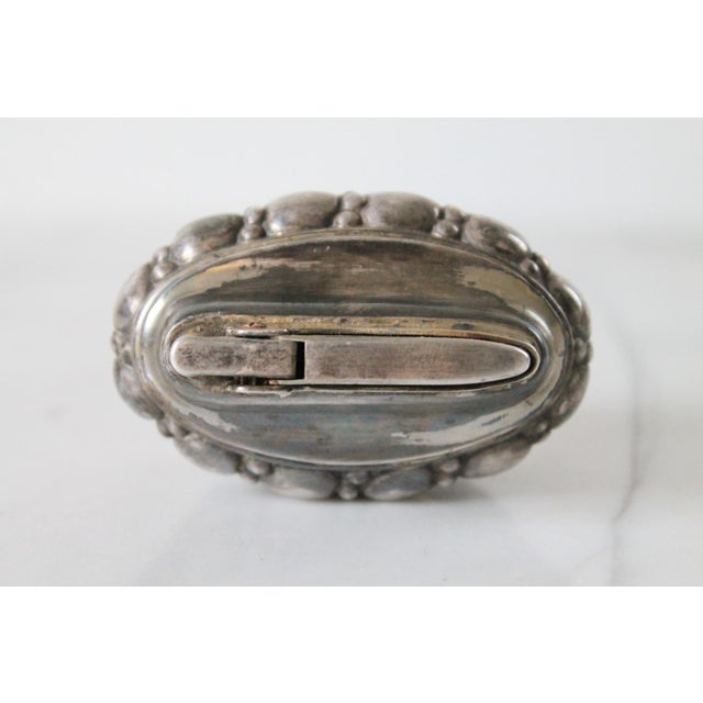 Vintage American Silver Plate Art Deco Table Lighter by Ronson Crown For Sale - Image 10 of 10