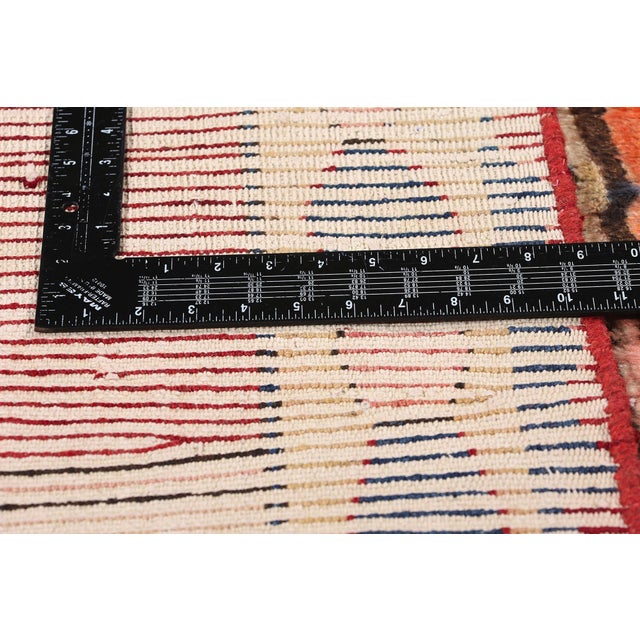 Vintage Persian Lori Checkerboard Rug - 05'01 X 07'01 For Sale In Dallas - Image 6 of 9