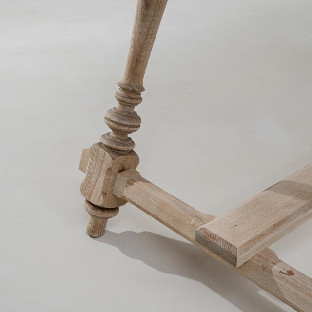 Brown 20th Century Austrian Alpine Wooden Console Table For Sale - Image 8 of 18