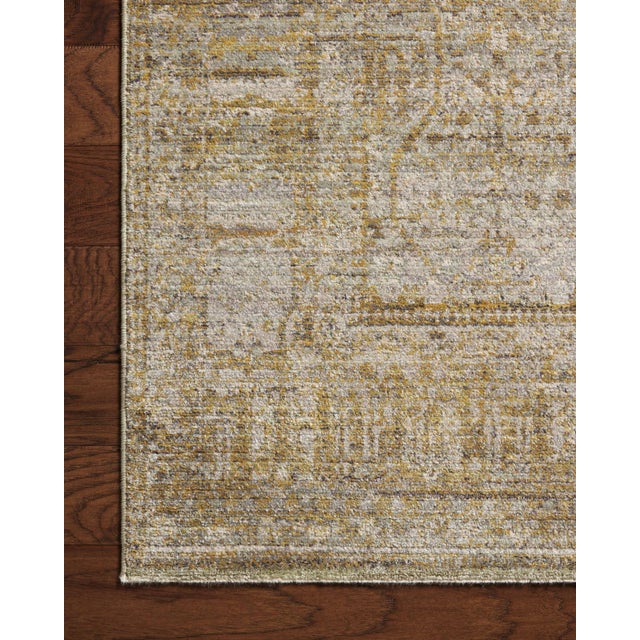 2020s Jean Stoffer x Loloi Bradbury Dove / Gold 11'-6" x 15'-6" Area Rug For Sale - Image 5 of 8