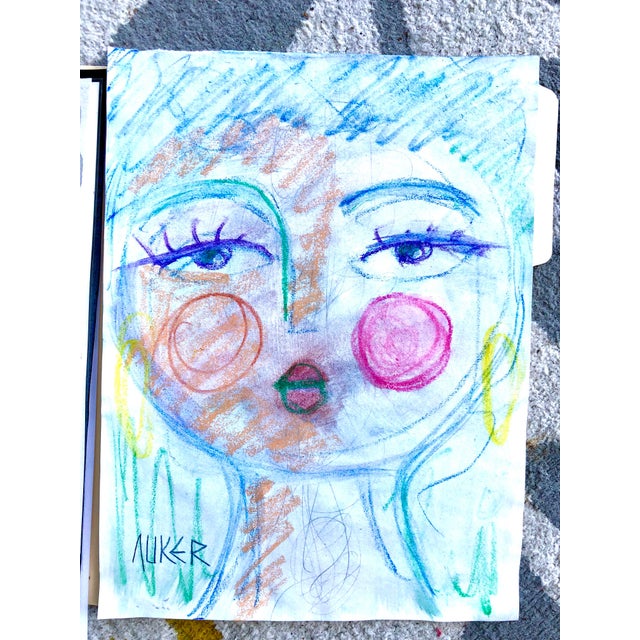 2020s Contemporary Figurative Painting on Paper by CL Auker For Sale - Image 5 of 5