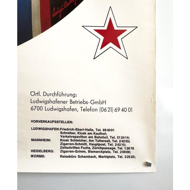 Harlem Globetrotters Event Poster from Luigi Castiglioni, 1978 For Sale - Image 9 of 10