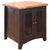 Greenview Two Door End Table - Distressed Black For Sale - Image 4 of 4