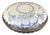 Possibly Antique Chinese Blue and White Porcelain Lidded Box With Bronze Toned Mounts, Late Qing Dynasty. For Sale