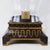 Vintage Black and Gold Pagoda Top Hurrican Candle Holder Lantern With Glass Globe For Sale - Image 10 of 11