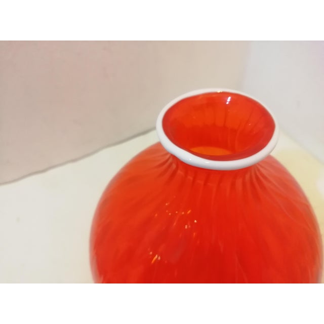 Venini Balloton Vase in Murano Glass from Venini, Italy, 1981 For Sale - Image 4 of 8