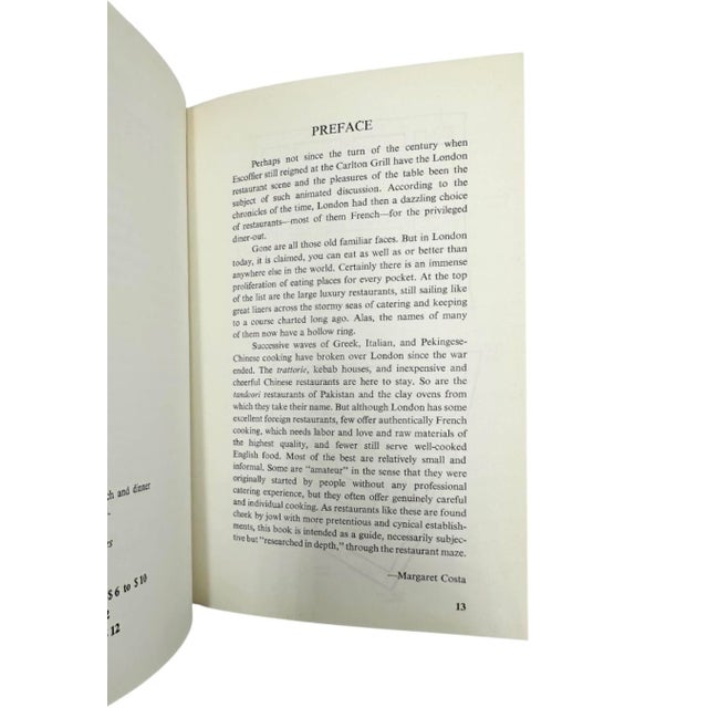 1970s Gourmet Magazine's London at Table by Margaret Costa 1971 Book For Sale - Image 5 of 12