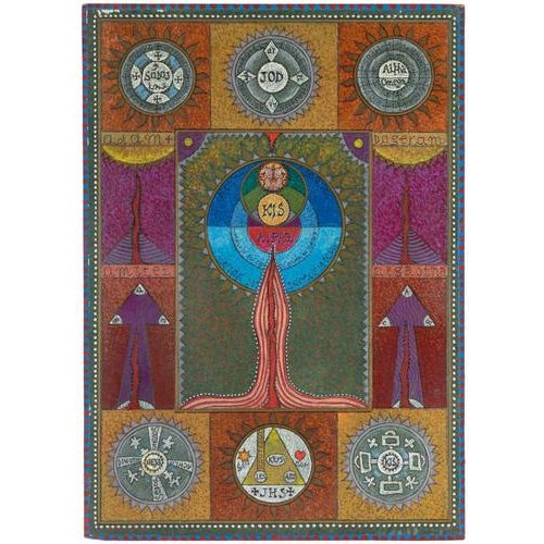 Mino Meno, Prayer 1, 1977, Oil on Plywood For Sale - Image 4 of 6