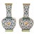 Antique Pair Monumental Chinese Qing Qianlong Period Cloissoné Enamel Vases 1795 For Sale - Image 12 of 16
