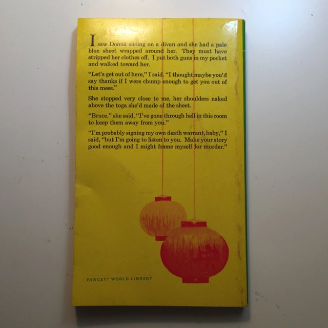 Mid-Century Modern "Look Behind You, Lady" 1963 Pulp Fiction Book For Sale - Image 3 of 4