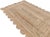 Handmade Solid Natural Jute Scalloped Rug Dhurrie - 8'x10' For Sale - Image 6 of 10
