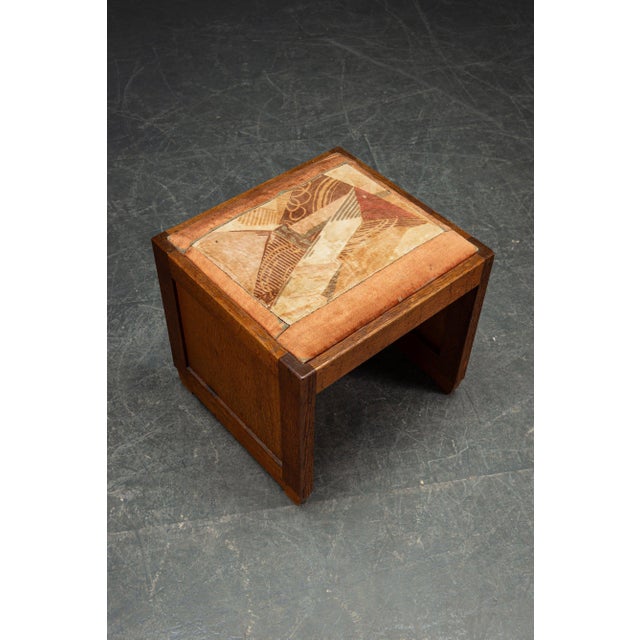 Vintage Art Deco Stool, 1930s, in Very Good conditions. I have official proof of authenticity such as vintage catalogs,...