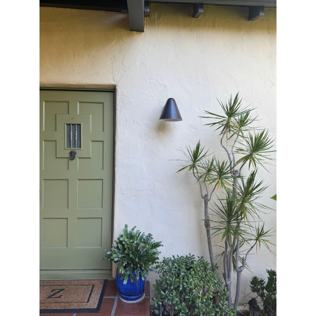 'ZuZu' Steel Painted Brass Wall Sconce in the Style of Jacques Biny An exclusive made for U.S. and UL listed wall sconce...