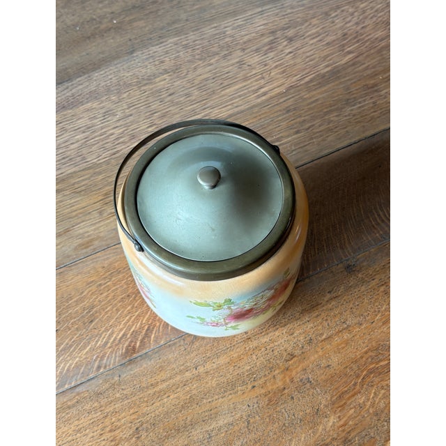 Early 20th Century Antique English Biscuit Barrel For Sale - Image 5 of 8
