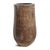Natural coconut palm vintage carved tall urn / pot. Each will vary in natural finish and inherent qualities. Diameters...
