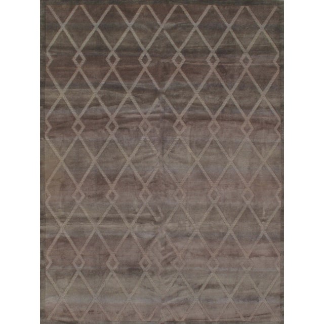 Modern Tibetan Rug - 9' X 12' For Sale