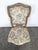 Louis XV Style Longue Chair in Wood with Floral Fabric For Sale - Image 3 of 6