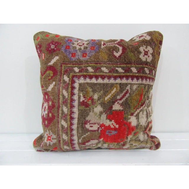 Handmade Turkish Kilim Pillow Cover For Sale - Image 4 of 4