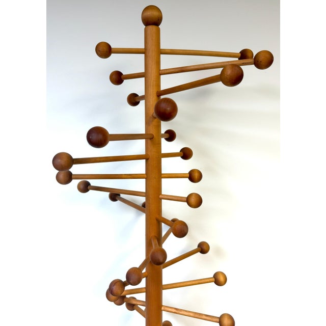 Late 20th Century Scandinavian Modern Atomic Coat Stand, Style of Nanna Ditzel, Denmark, 1970s For Sale - Image 5 of 17