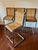 A rare set of four Cesca bar stools in cane and chrome, circa 1970s. Attributed to Marcel Breuer for Knoll, though the...