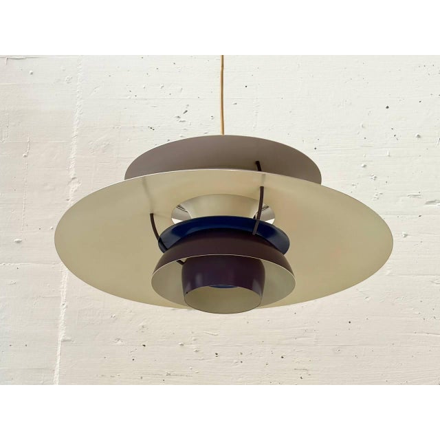 Metal PH 5 Pendant Lamp by Poul Henningsen for Louis Poulsen, Denmark, 1970s For Sale - Image 7 of 16